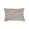 Hello Honey® Embroidered Lines Cotton & Jute Lumbar Pillow